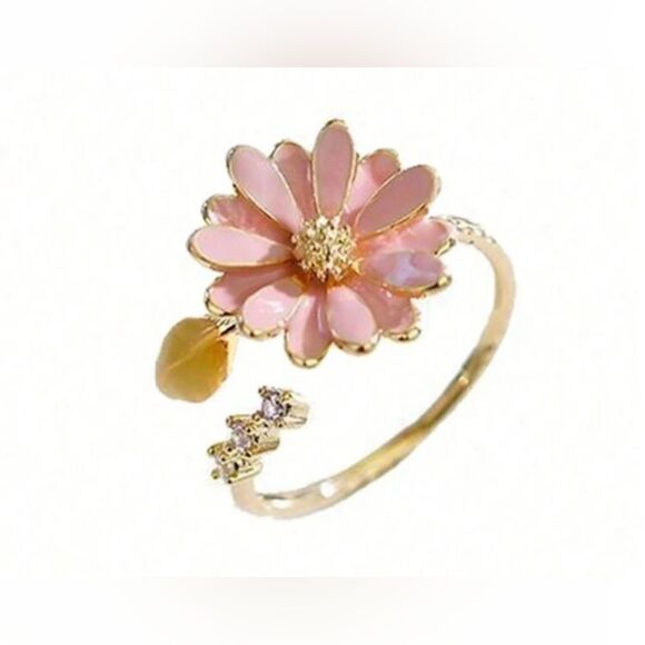 Flower ring M595 - Picture 1 of 4